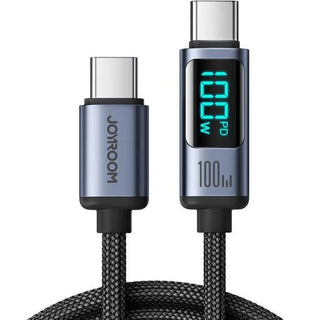 JOYROOM 100w Digital Display Fast Charging Data Cables - 1,2m