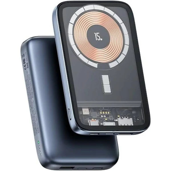 Usams 10000mAh 15W Wireless Power Bank Transparent