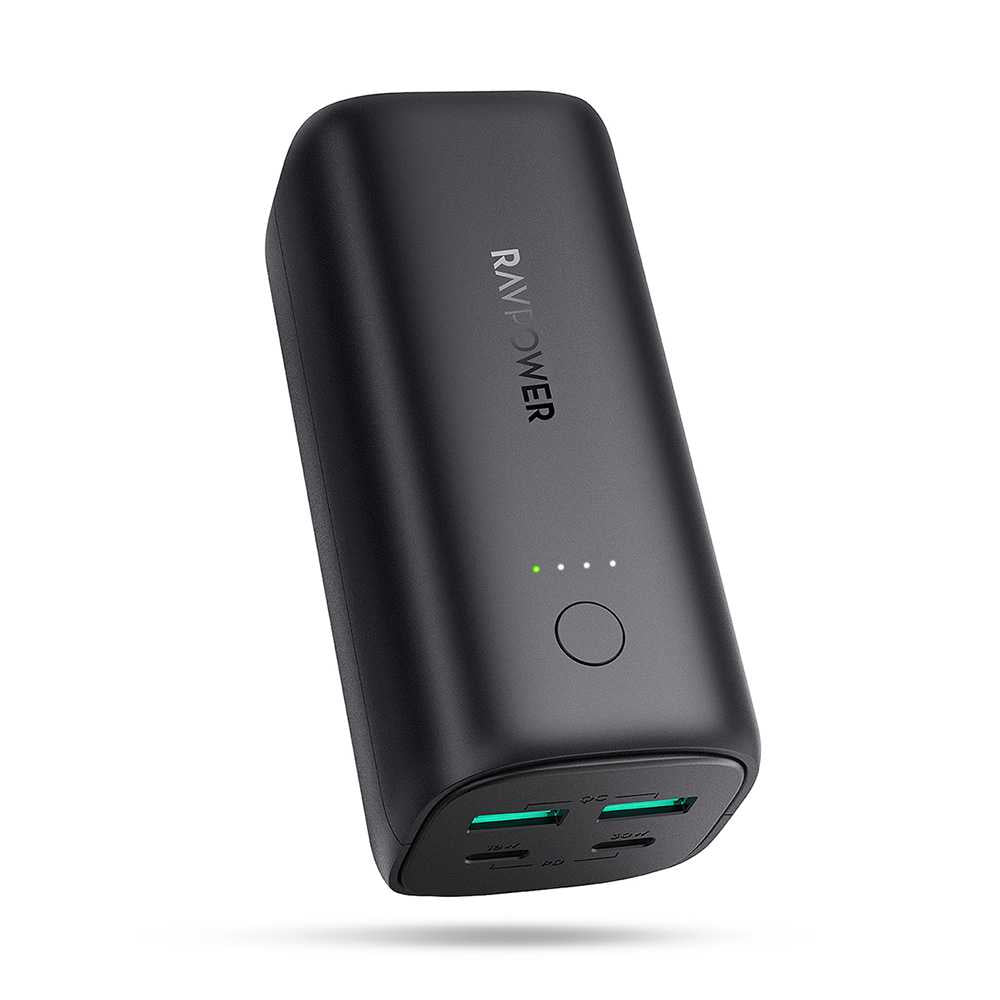 Ravpower PD Pioneer 4-Port Powerbank 20000mAh 50W - Black