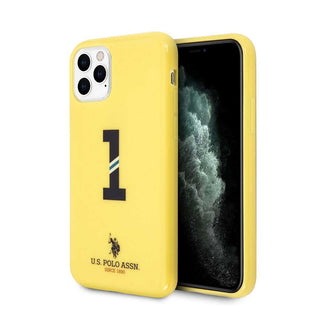 U.S.Polo Assn.PC/TPU Case No.1 Bicolor with Logo Print for iPhone 11 Pro - Yellow