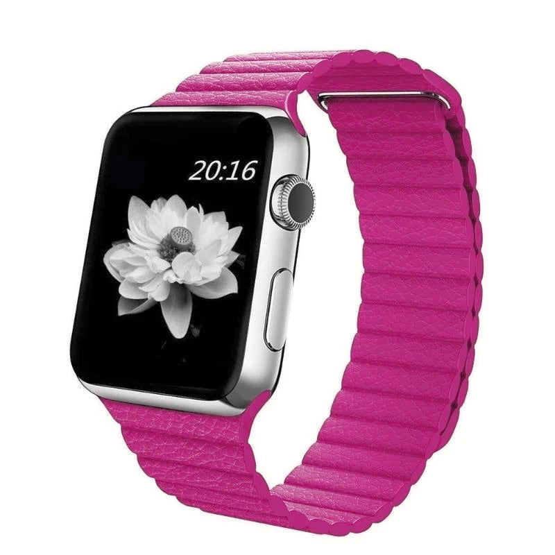 NintyOne Leather Watch Band For Apple Watch 42/44mm - Pink