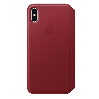 Apple iPhone XS Max Leather Folio - Red