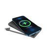 Powerology 8 in 1 Wireless Power Bank Station 10000mAh with Built-In Cable ( Lightning & Type-C ) PD 20W