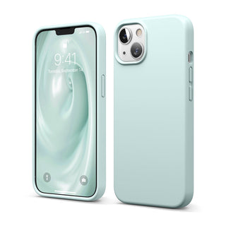 Mons Liquid Silicone Case For IPhone 2021 ( 13 ) - MINT GREEN