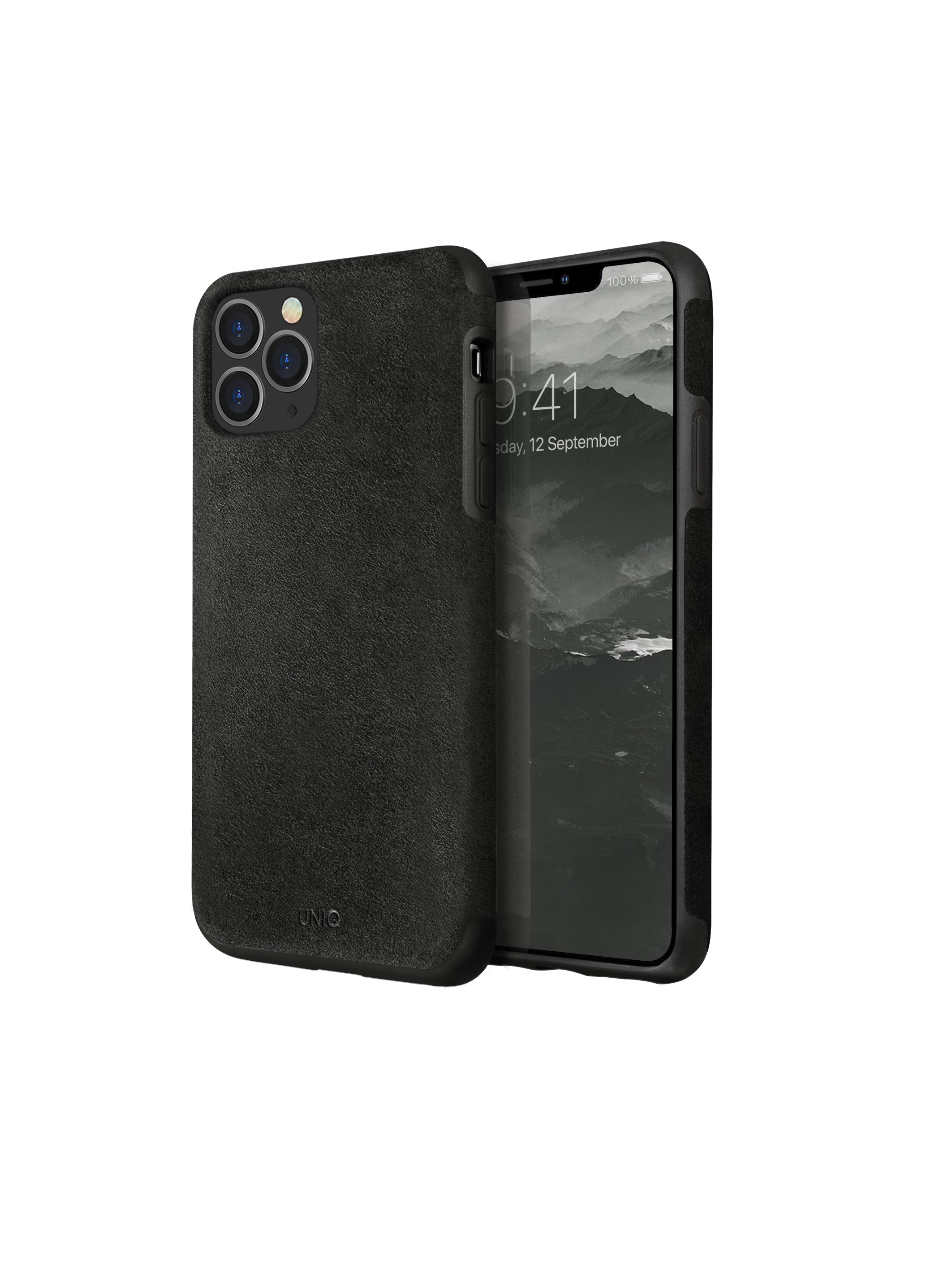 UNIQ Hybrid iPhone 2019 (11 / 11 Pro / 11 Promax) Sueve - CHARCOAL (BLACK) - IPhone 11 Model
