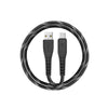 ENERGEA NYLOFLEX USB2.0 USB-A TO USB-C 5A UNIVERSAL CABLE 1.5M BLACK