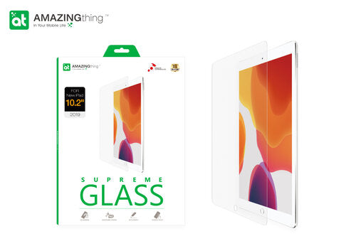 AT iPAD 2019 (10.2") 2.5D F.COV.Supreme Glass - CRYSTAL