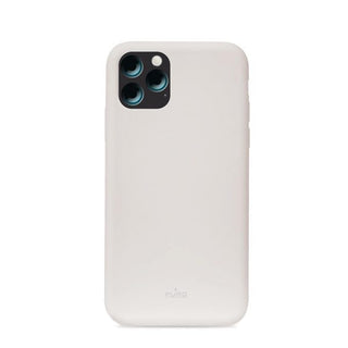 PURO Cover Silicon with Microfiber inside for iPhone 2019 (11 Pro / 11 Promax) - LIGHT GREY