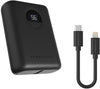 Powerology Ultra-Compact Power Bank 10000mAh PD 20W with MFi USB-C to Lightning Cable 0.9M - Black