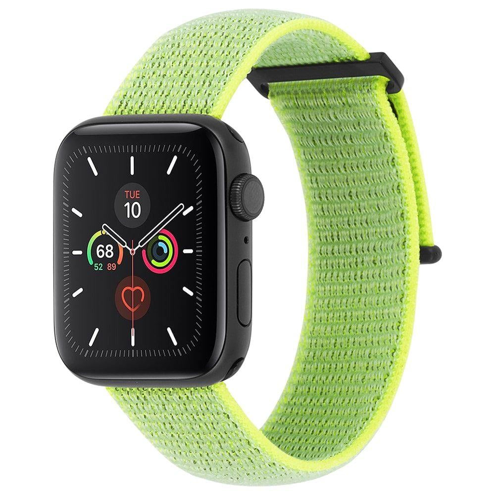 CASE-MATE 42-44mm Apple Watch Nylon Band - Reflective Neon Green