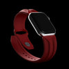 GRAY CYBER BAND® RED APPLE WATCH BAND 42-44mm