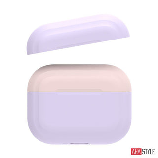 AhaStyle Premium Silicone Two Toned Case for Airpods Pro - Lavander/Pink